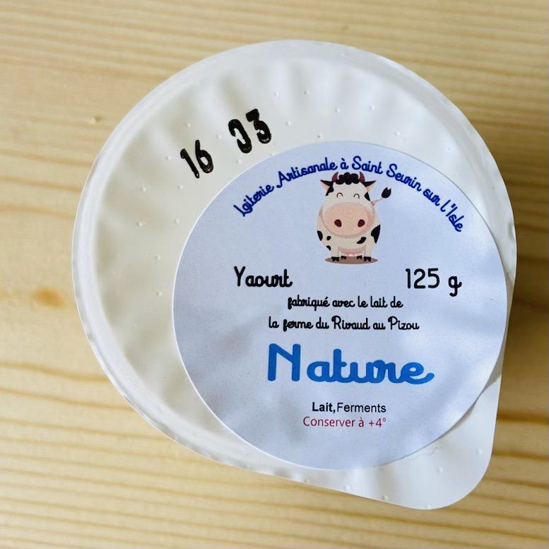 2 Yaourts natures - 2x 125g