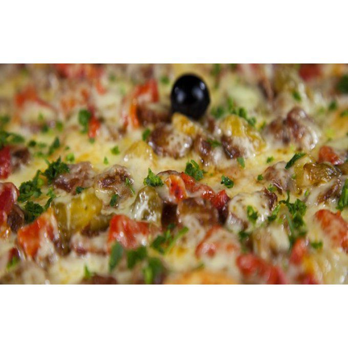 Pizza Constantine  (merguez et poivrons grillés) 