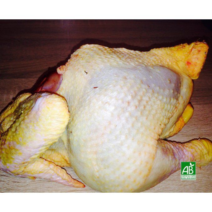 Demi-poulet Bio prêt à cuire (Gironde) - 1 kg