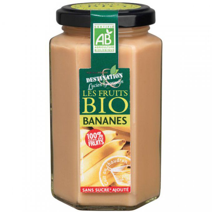 Confiture BIO 100% fruits Bananes (Lot et Garonne) - 300g