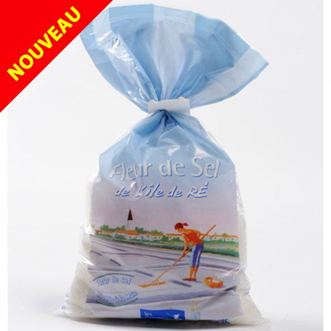 Fleur de sel Ile de Ré 200g (Charentes Maritime) - Sachet / Poche recharge