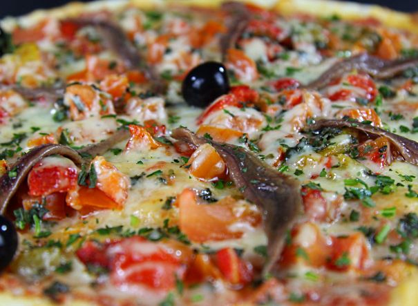 Pizza Napolitana (filets d’anchois) 