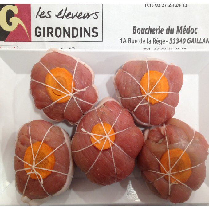 Paupiettes de  veau (Gironde) - 650g env