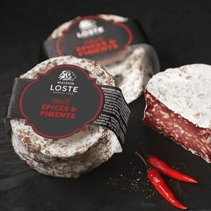 Le pavé aux épices et piments - 250g env