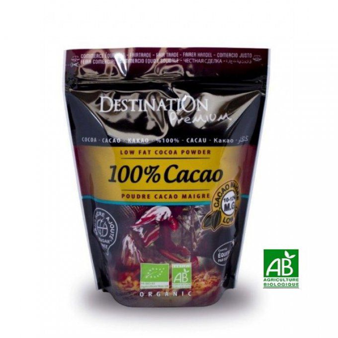 Cacao maigre sans sucre Bio / commerce équitable - 250 g