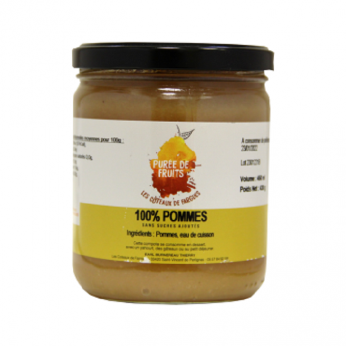 Purée de fruits 100% POMMES (430g)
