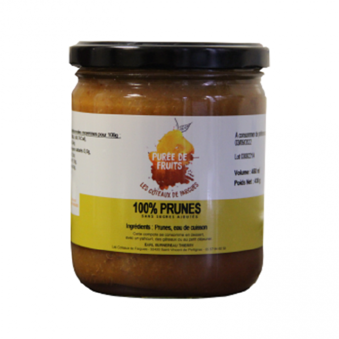Purée de fruits 100% PRUNES (430g)