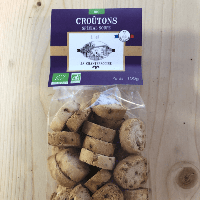 Croûtons à l'ail BIO - 100g