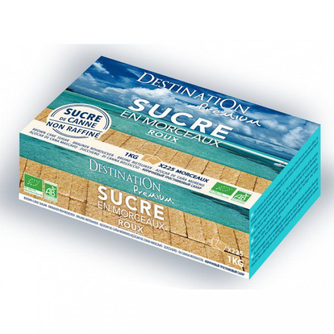 Sucre de canne roux Bio - morceaux - 1 kg